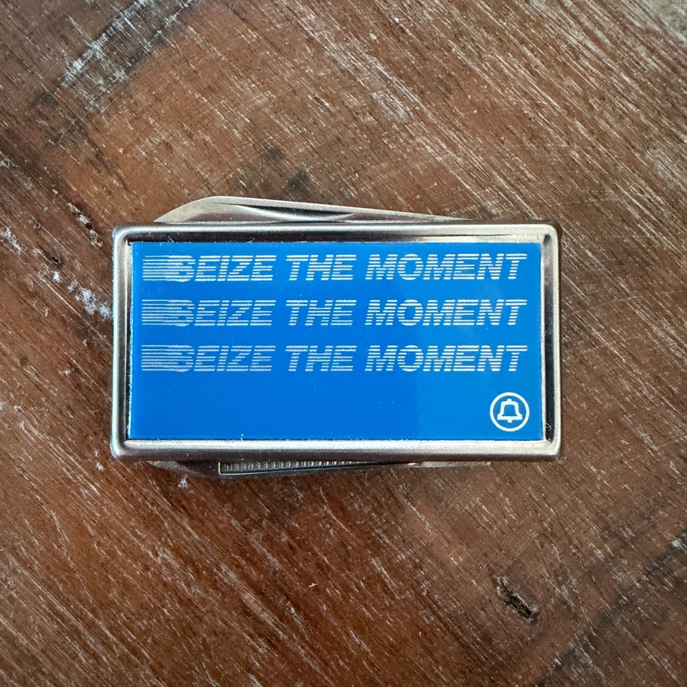 Vtg Southwestern Bell Seize The Moment Barlow Knife Money Clip MultiTool CIB Box